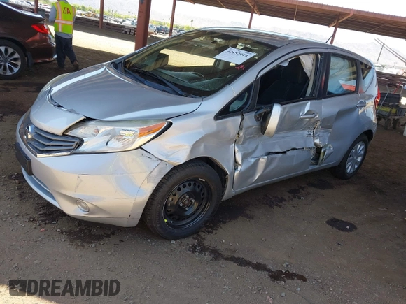 2015 Nissan Note S Plus with VIN 3N1CE2CP8FL370730, listed as a IAAI auction lot 42452014 with 65,698 mi miles and . Bid and sale history available at DreamBid. Image 17.