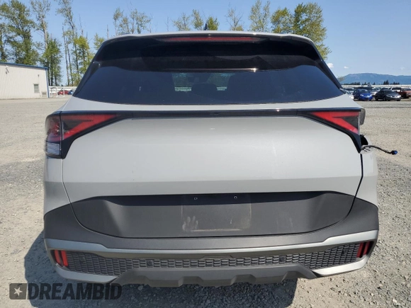 2023 Kia Sportage X-Line with VIN 5XYK6CAF3PG127972, listed as a Copart auction lot 53694355 with 13,222 mi miles and Salvage Title. Bid and sale history available at carsss.com. Image 6.