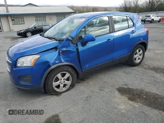 2016 Chevrolet Trax LS with VIN KL7CJNSB4GB570780, listed as a Copart auction lot 52558245 with 181,791 mi miles and Salvage Title. Bid and sale history available at carsss.com. Image 1.