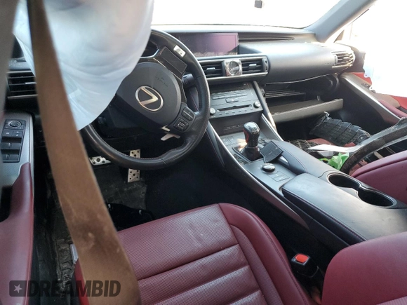 2018 Lexus IS with VIN JTHC81D27J5029389, listed as a Copart auction lot 49286785 with 0 mi miles and Salvage Title. Bid and sale history available at carsss.com. Image 8.