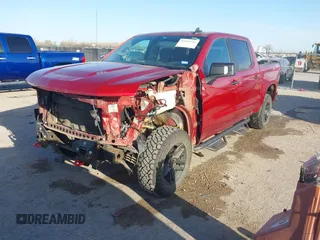 2021 Chevrolet Silverado 1500 LT Trail Boss with VIN 3GCPYFEL0MG154044, listed as a IAAI auction lot 41842781 with 102,505 mi miles and . Bid and sale history available at DreamBid. Image 17.