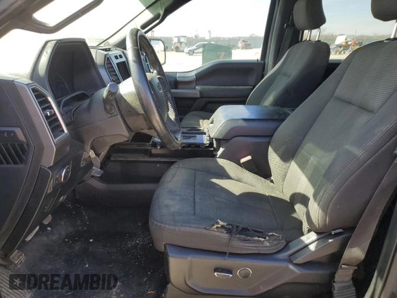 2015 Ford F-150 XLT with VIN 1FTEW1EFXFKD15991, listed as a Copart auction lot 55333551 with 0 mi miles and Salvage Title. Bid and sale history available at carsss.com. Image 7.