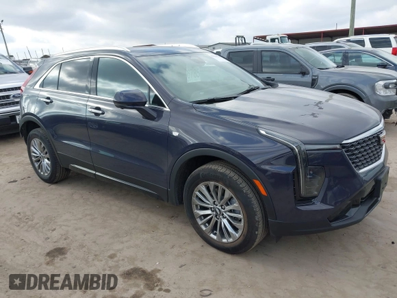 2025 Cadillac XT4 FWD Premium Luxury with VIN 1GYFZCR43SF151884, listed as a IAAI auction lot 41521510 with 2,339 mi miles and . Bid and sale history available at DreamBid. Image 1.