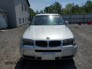 2006 BMW X3 3.0i with VIN WBXPA934X6WG81214, listed as a Copart auction lot 53454085 with 110,599 mi miles and Salvage Title. Bid and sale history available at DreamBid. Image 5.