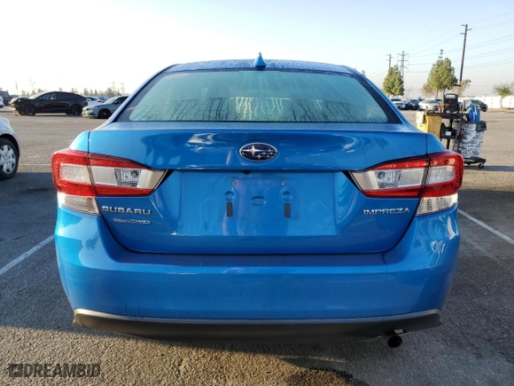 2020 Subaru Impreza Premium with VIN 4S3GKAD69L3606669, listed as a Copart auction lot 73061374 with 35,856 mi miles and Salvage Title. Bid and sale history available at carsss.com. Image 6.