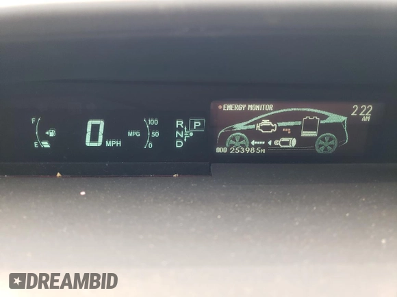 2011 Toyota Prius I with VIN JTDKN3DU0B0250849, listed as a Copart auction lot 53003945 with 253,985 mi miles and Clean Title. Bid and sale history available at DreamBid. Image 9.