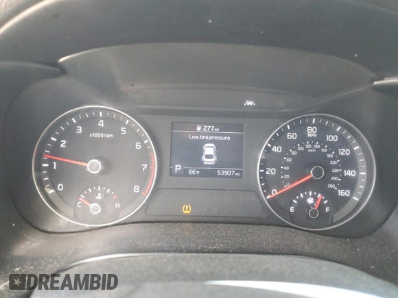 2019 Kia Forte LXS with VIN 3KPF24AD4KE018413, listed as a Copart auction lot 53357285 with 53,937 mi miles and Salvage Title. Bid and sale history available at DreamBid. Image 9.