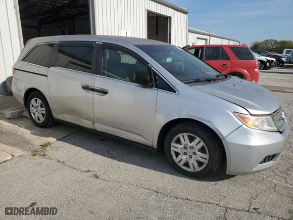2012 Honda Odyssey LX with VIN 5FNRL5H28CB110575, listed as a Copart auction lot 76103284 with 184,414 mi miles and Clean Title. Bid and sale history available at carsss.com. Image 4.
