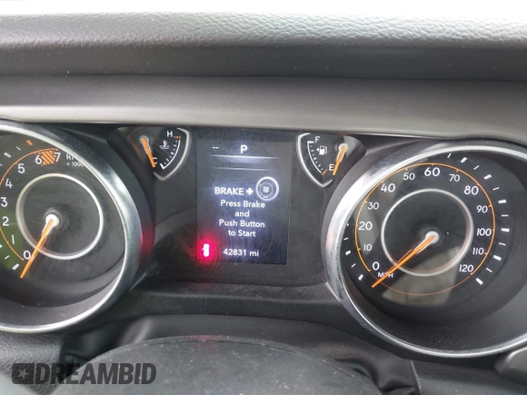 2022 Jeep Wrangler Willys Sport with VIN 1C4GJXAN8NW223101, listed as a IAAI auction lot 42145620 with 42,831 mi miles and . Bid and sale history available at DreamBid. Image 7.