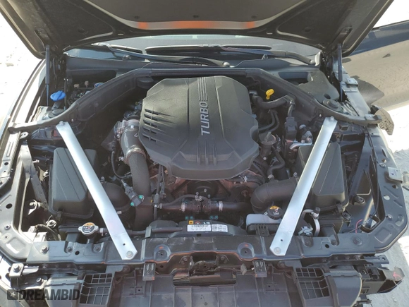 2024 Genesis G70 3.3T Sport Advanced with VIN KMTG54SE4RU136106, listed as a Copart auction lot 77546764 with 6,896 mi miles and Salvage Title. Bid and sale history available at carsss.com. Image 11.
