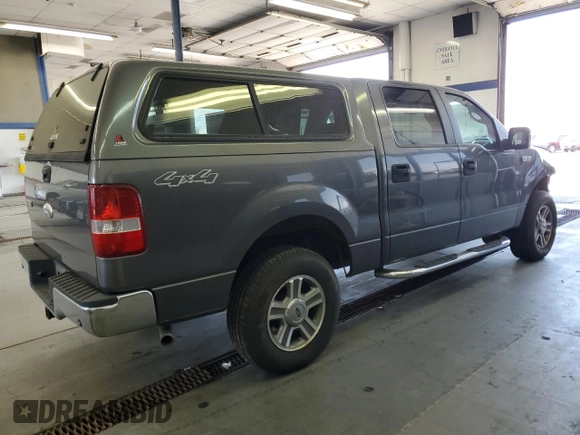 2007 Ford F-150 XLT with VIN 1FTPW14V97FA75893, listed as a Copart auction lot 63287145 with 79,058 mi miles and Salvage title. Bid and sale history available at DreamBid. Image 3.