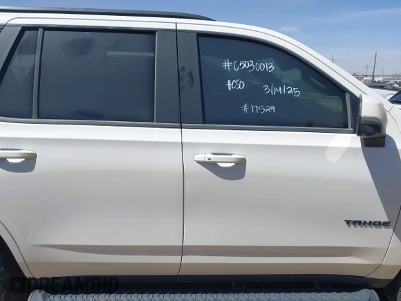 2021 Chevrolet Tahoe Z71 with VIN 1GNSKPKD6MR292371, listed as a IAAI auction lot 41862119 with 81,119 mi miles and . Bid and sale history available at DreamBid. Image 13.