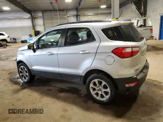 2021 Ford EcoSport SE with VIN MAJ6S3GL0MC402777, listed as a Copart auction lot 58030075 with 33,496 mi miles and Salvage title. Bid and sale history available at DreamBid. Image 2.