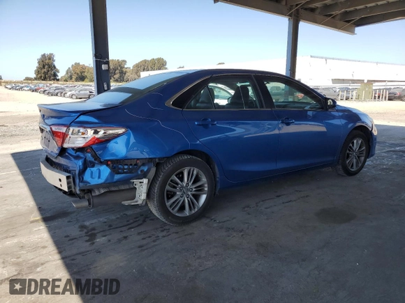 2017 Toyota Camry XLE with VIN 4T1BF1FK9HU702291, listed as a Copart auction lot 52649855 with 54,456 mi miles and Salvage Title. Bid and sale history available at carsss.com. Image 3.