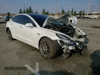 2020 Tesla Model 3 Long Range with VIN 5YJ3E1EB7LF735448, listed as a Copart auction lot 43222385 with 0 mi miles and Salvage Title. Bid and sale history available at carsss.com. Image 11.