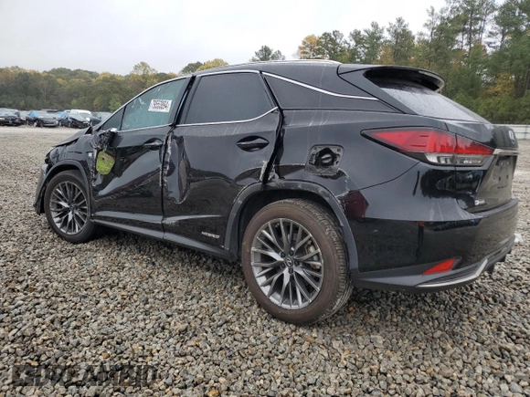 2020 Lexus RX 450h F Sport Performance with VIN 2T2YGMDA4LC052360, listed as a Copart auction lot 79553894 with 56,275 mi miles and Salvage title. Bid and sale history available at DreamBid. Image 2.