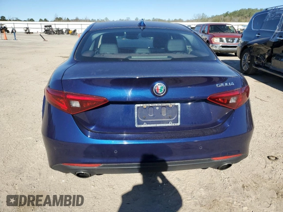 2019 Alfa Romeo Giulia Sport with VIN ZARFAMAN7K7621714, listed as a Copart auction lot 81735784 with 40,273 mi miles and Clean Title. Bid and sale history available at carsss.com. Image 6.