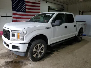 2019 Ford F-150 XL with VIN 1FTEW1E41KFD07022, listed as a Copart auction lot 57150825 with 81,828 mi miles and Salvage title. Bid and sale history available at DreamBid. Image 1.