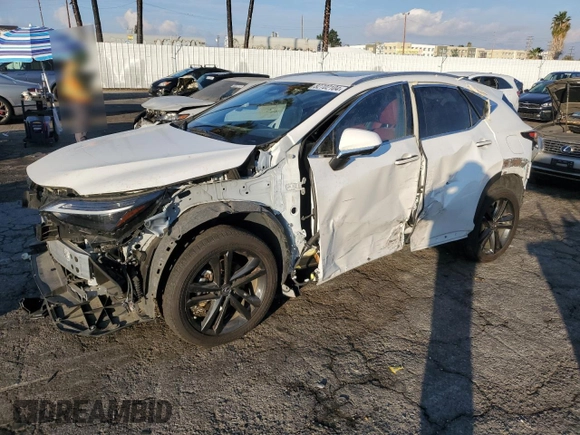 2022 Lexus NX with VIN JTJHKCFZ1N2006130, listed as a Copart auction lot 82702104 with 45,942 mi miles and Salvage Title. Bid and sale history available at carsss.com. Image 1.