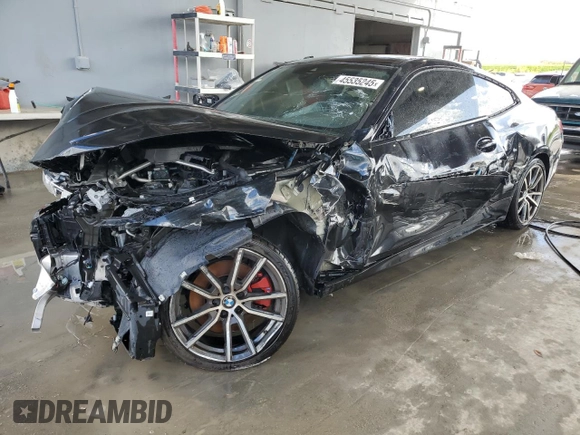 2023 BMW 4 Series 430i with VIN WBA53AP02PCL51281, listed as a Copart auction lot 45535245 with Not provided miles and Clean title. Bid and sale history available at DreamBid. Image 1.