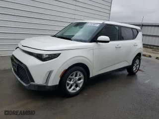 2023 Kia Soul LX with VIN KNDJ23AU5P7861273, listed as a Copart auction lot 50763165 with 57,825 mi miles and Clean Title. Bid and sale history available at carsss.com. Image 1.
