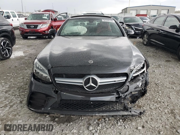 2021 Mercedes-Benz C 43 AMG with VIN W1KWJ6EB9MG089364, listed as a Copart auction lot 52339195 with Not provided miles and Salvage title. Bid and sale history available at DreamBid. Image 5.