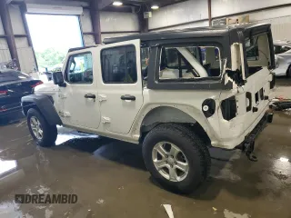 2021 Jeep Wrangler Unlimited Sport S z VIN 1C4HJXDG4MW509446, wystawiony jako Copart lot #51453655 z przebiegiem 55 154 mil mil oraz Szkoda całkowita • Salvage title. Historia ofert i sprzedaży dostępna na DreamBid. Obrazek 2.