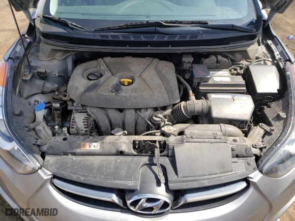 2012 Hyundai Elantra GLS with VIN KMHDH4AE7CU316094, listed as a Copart auction lot 51986305 with 89,930 mi miles and Salvage Title. Bid and sale history available at carsss.com. Image 11.