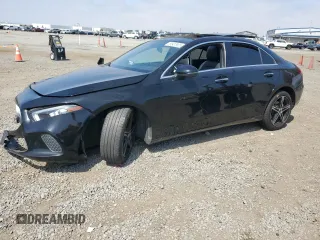 2021 Mercedes-Benz A 220 with VIN W1K3G4EB1MJ308004, listed as a Copart auction lot 59937905 with 43,733 mi miles and Salvage title. Bid and sale history available at DreamBid. Image 1.