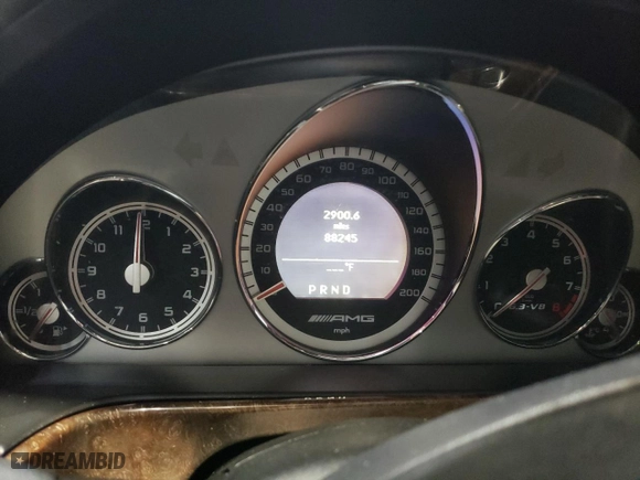 2010 Mercedes-Benz E-Class E 63 AMG with VIN WDDHF7HB9AA154773, listed as a Copart auction lot 46449995 with 88,245 mi miles and Salvage Title. Bid and sale history available at carsss.com. Image 9.