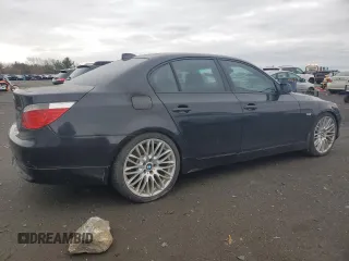 2005 BMW 5 Series 545i with VIN WBANB33515CN67474, listed as a Copart auction lot 47875175 with Not Provided miles and Salvage Title. Bid and sale history available at carsss.com. Image 3.