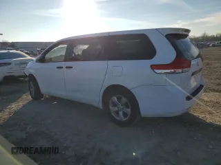 2012 Toyota Sienna with VIN 5TDKA3DCXCS012959, listed as a Copart auction lot 87316364 with Not Provided miles and Salvage Title. Bid and sale history available at DreamBid. Image 2.