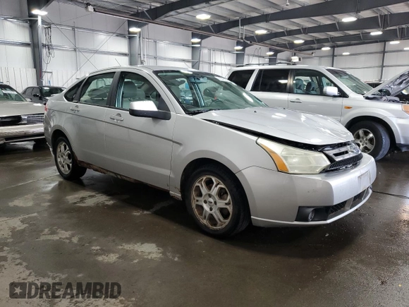 2009 Ford Focus SES with VIN 1FAHP36N29W210702, listed as a Copart auction lot 68349294 with 161,486 mi miles and Salvage Title. Bid and sale history available at carsss.com. Image 4.