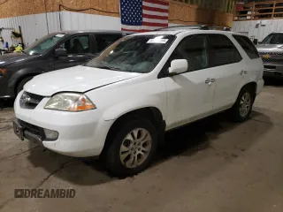 2003 Acura MDX Touring Pkg w/Navigation System with VIN 2HNYD18883H537233, listed as a Copart auction lot 86023954 with 202,540 mi miles and Salvage Title. Bid and sale history available at carsss.com. Image 1.
