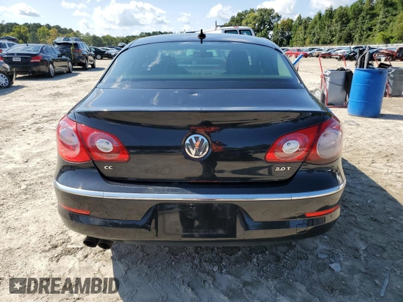 2012 Volkswagen CC Sport with VIN WVWMP7AN0CE500537, listed as a Copart auction lot 72147194 with Not Provided miles and Clean Title. Bid and sale history available at DreamBid. Image 6.