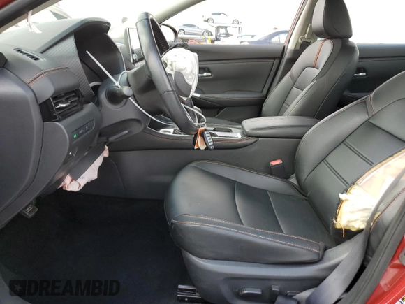 2021 Nissan Sentra SR with VIN 3N1AB8DV0MY291665, listed as a Copart auction lot 55495255 with 55,123 mi miles and Non Repairable. Bid and sale history available at DreamBid. Image 7.