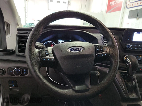 2023 Ford Transit Cargo with VIN 1FTBR1X83PKC09442, listed as a IAAI auction lot 42900649 with 4,332 mi miles and . Bid and sale history available at DreamBid. Image 7.