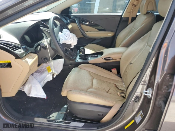 2015 Hyundai Azera with VIN KMHFG4JG2FA490660, listed as a Copart auction lot 77157344 with 0 mi miles and Salvage Title. Bid and sale history available at carsss.com. Image 7.