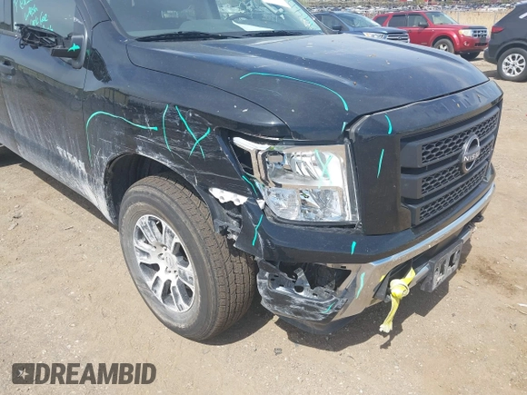 2024 Nissan Titan SV with VIN 1N6AA1EC6RN110607, listed as a IAAI auction lot 42167410 with 25,726 mi miles and . Bid and sale history available at DreamBid. Image 6.