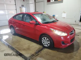 2013 Hyundai Accent GLS with VIN KMHCT4AE8DU343459, listed as a Copart auction lot 52325165 with 87,519 mi miles and Salvage Title. Bid and sale history available at carsss.com. Image 4.