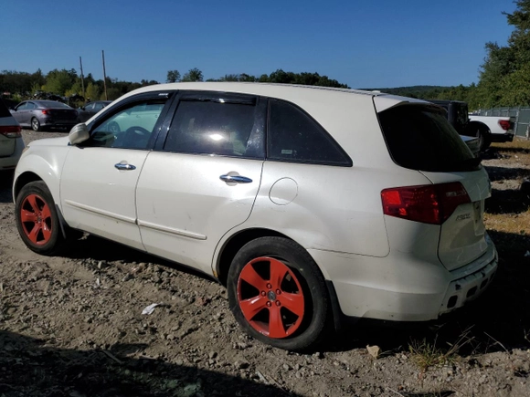 2009 Acura MDX Sport/Pwr Tail Gate with VIN 2HNYD28739H526842, listed as a Copart auction lot 70967934 with 0 mi miles and Clean Title. Bid and sale history available at carsss.com. Image 2.