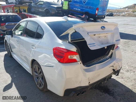 2016 Subaru WRX Premium with VIN JF1VA1E67G9808363, listed as a IAAI auction lot 41419714 with 123,497 mi miles. Bid and sale history available at carsss.com. Image 3.