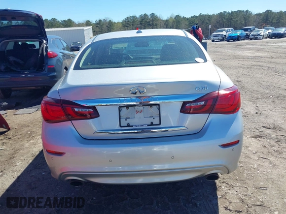 2017 Infiniti Q70 3.7 with VIN JN1BY1AP3HM740250, listed as a IAAI auction lot 41858552 with 173,907 mi miles and . Bid and sale history available at DreamBid. Image 16.