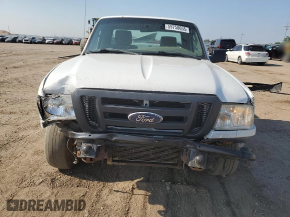 2010 Ford Ranger XL with VIN 1FTKR1AD8APA25050, listed as a Copart auction lot 59758655 with 161,400 mi miles and Salvage title. Bid and sale history available at DreamBid. Image 5.