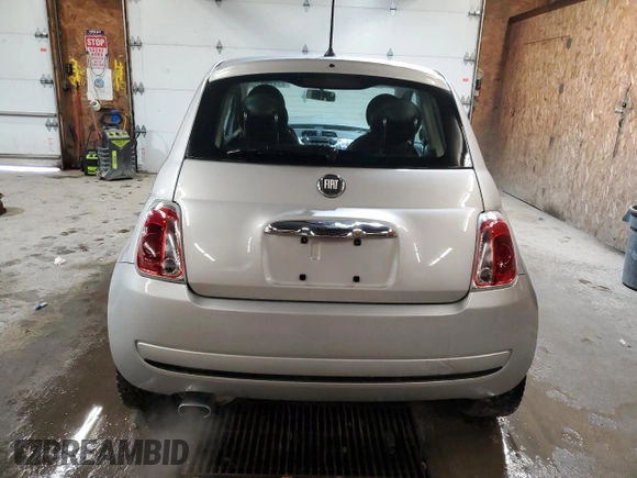 2013 FIAT 500 Pop with VIN 3C3CFFAR5DT526391, listed as a Copart auction lot 53429125 with 105,104 mi miles and Salvage Title. Bid and sale history available at carsss.com. Image 6.
