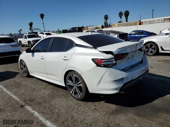2020 Nissan Sentra SR with VIN 3N1AB8DV9LY246058, listed as a Copart auction lot 46871745 with 85,512 mi miles and Salvage Title. Bid and sale history available at carsss.com. Image 2.