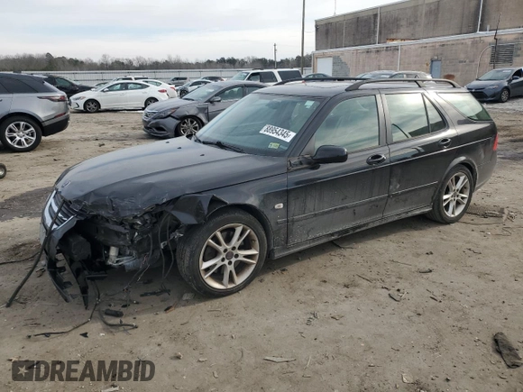 2006 Saab 9-5 with VIN YS3ED59G163523647, listed as a Copart auction lot 88954345 with 218,832 mi miles and Clean Title. Bid and sale history available at carsss.com. Image 1.