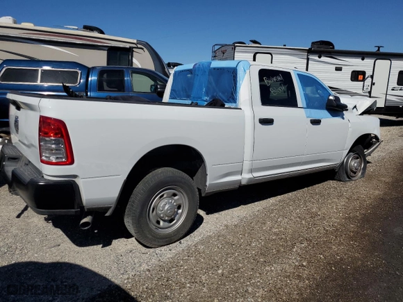 2022 Ram 2500 Tradesman with VIN 3C6UR4CJ5NG296596, listed as a Copart auction lot 60593573 with 0 mi miles. Bid and sale history available at carsss.com. Image 3.