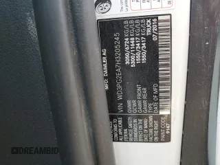 2017 Mercedes-Benz Metris Cargo with VIN WD3PG2EA7H3205245, listed as a Copart auction lot 66088315 with 138,754 mi miles and Salvage title. Bid and sale history available at DreamBid. Image 12.