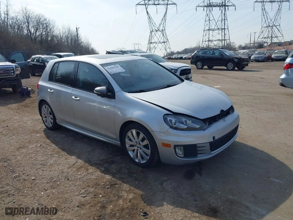 2013 Volkswagen Golf TDI w/Sunroof & Nav with VIN WVWNM7AJ1DW031965, listed as a IAAI auction lot 41805349 with 184,738 mi miles. Bid and sale history available at carsss.com. Image 1.